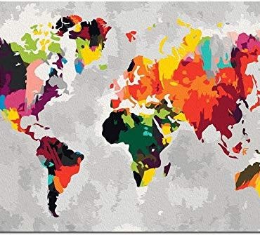 World Landscape Color Paint By Numbers