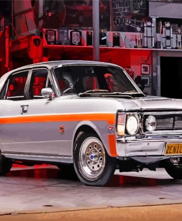 Xw Falcon Classic Car Paint By Numbers