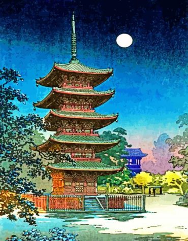 Yasaka Pagoda Japan Paint By Numbers