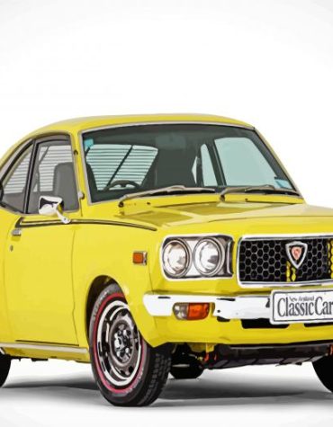 Yellow Classic Mazda Paint By Numbers