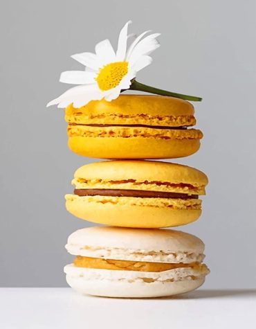 Yellow Sweet Macarons Paint By Numbers