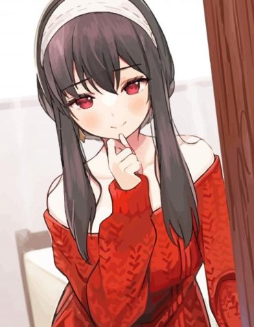 Yor Forger Anime Paint By Numbers