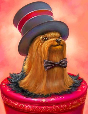 Stylish Yorkshire Terrier Paint By Numbers