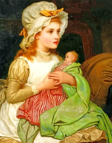 Charles Edward and Dolls Paint By Numbers