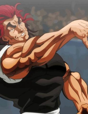 Yujiro Hanma Anime Paint By Numbers