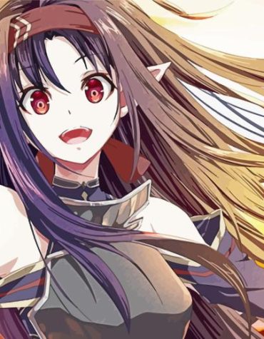 Yuuki Konno Anime Art Paint By Numbers