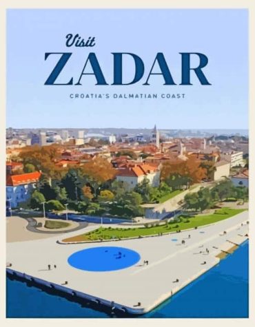 Zadar Cityscape Croatia Paint By Numbers