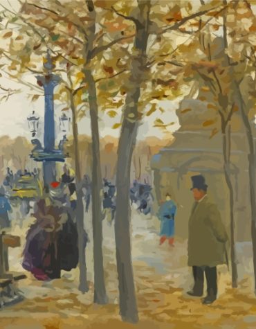 Louis Abel-Truchet Impressionist Paint By Numbers