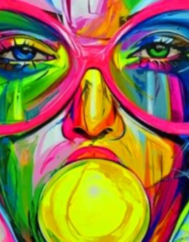 Colorful Abstract Woman Paint By Numbers