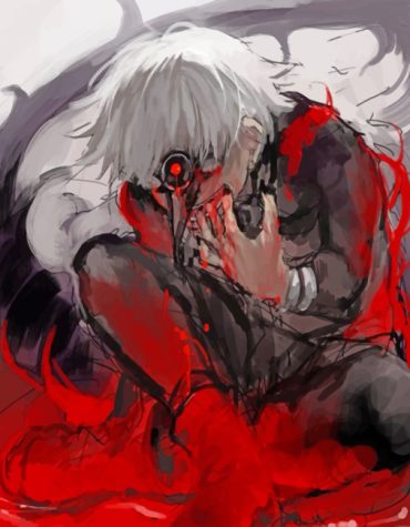 Ken Kaneki Tokyo Ghoul Paint By Numbers