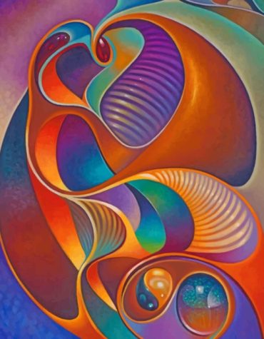 Colorful Abstract Expression Paint By Numbers