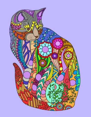 Colorful Cat Creation Paint By Numbers