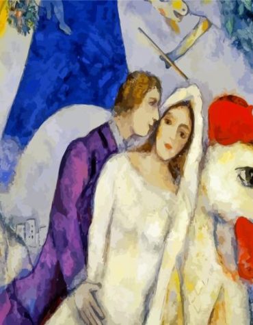 Chagall Inspired Couple Paint By Numbers