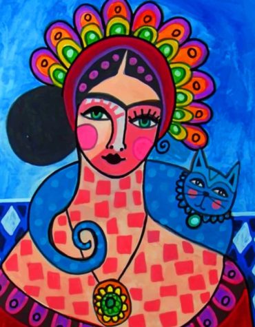 Abstract Frida Kahlo Art Kit Paint By Numbers