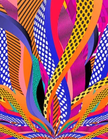 Abstract Geometric Colors Paint By Numbers