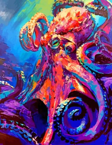 Kraken Ocean Adventure Paint By Numbers