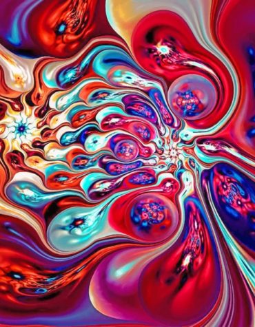 Colorful Abstract Paint By Numbers