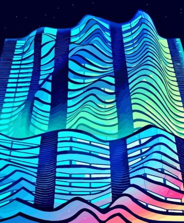 Modern Colorful Architecture Paint By Numbers