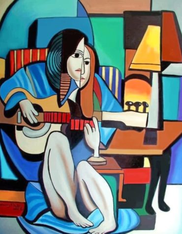 Colorful Musician Guitars Paint By Numbers