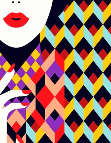 Colorful Woman Pop Art Paint By Numbers