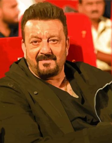 Indian Actor Sanjay Dutt Paint By Numbers