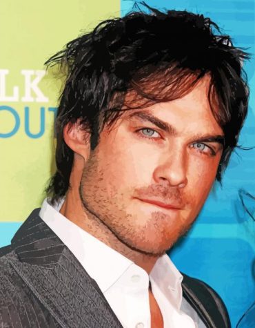 Actor Ian Somerhalder Paint By Numbers