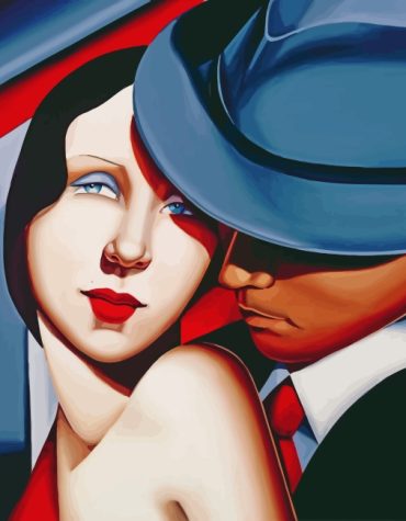 Vintage Romantic Couple Paint By Numbers