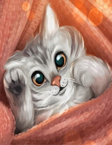 Adorable Cat Painting Kit Paint By Numbers