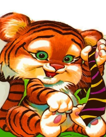 Easy Tiger Paint By Numbers