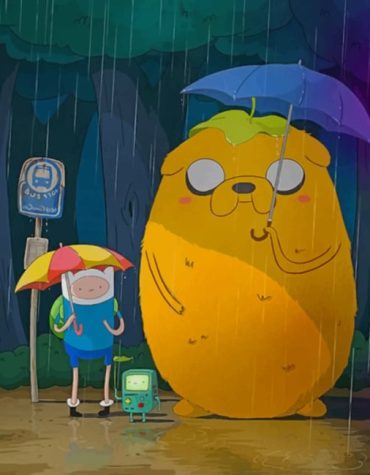 Adventure and Totoro Fusion Paint By Numbers