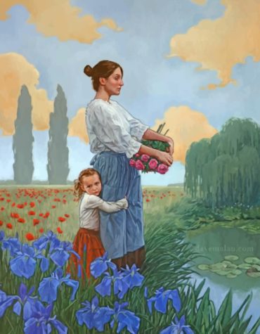 Mother-Daughter Serenity Paint By Numbers