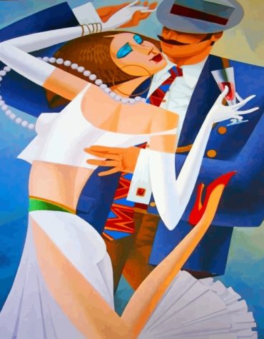 Aesthetic Romance Couple Paint By Numbers