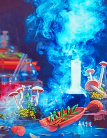 Aesthetic Smoke Scene Paint By Numbers