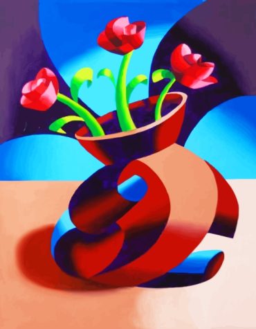 Floral Cubism Masterpiece Paint By Numbers