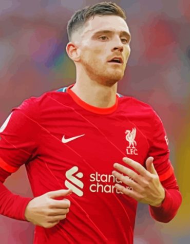 Andrew Robertson Football Star Paint By Numbers