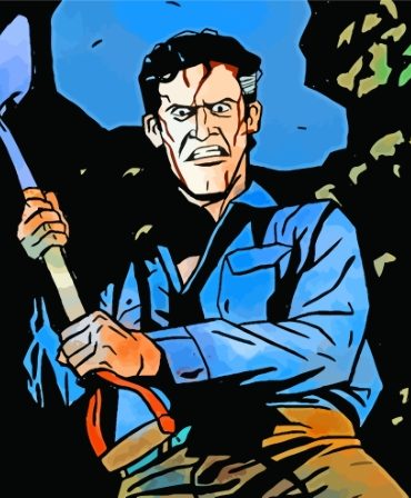 Ash Evil Dead Classic Paint By Numbers