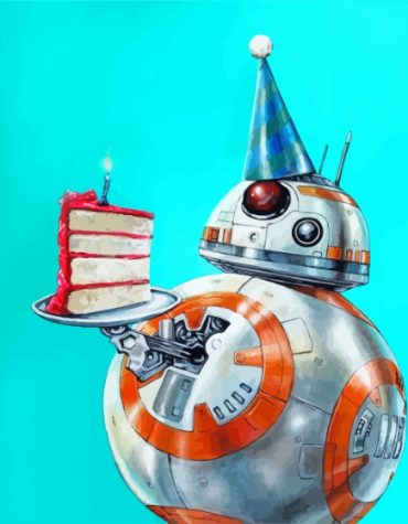 Aesthetic BB 8 Star Wars Paint By Numbers