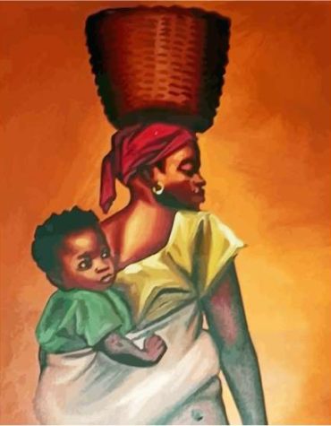 African Motherhood Paint By Numbers