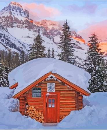 Aesthetic Winter Canada Paint By Numbers