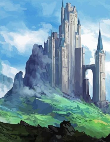 Aesthetic Castle Fantasy Landscapes Paint By Numbers