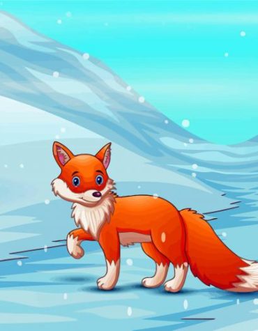 Winter Fox Paint By Numbers