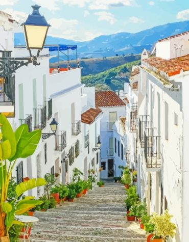 Frigiliana Townscape Paint By Numbers