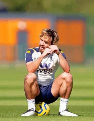 Aesthetic Jack Grealish Sports Paint By Numbers