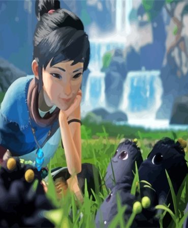 Aesthetic Kena Bridge of Spirits Paint By Numbers