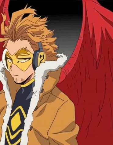 Aesthetic Anime Hawks Paint By Numbers