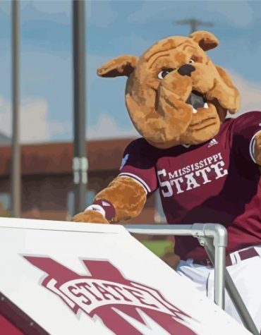 Mississippi State Bulldogs Football Paint By Numbers