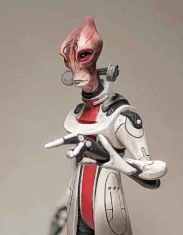 Mordin Solus Game Character Paint By Numbers