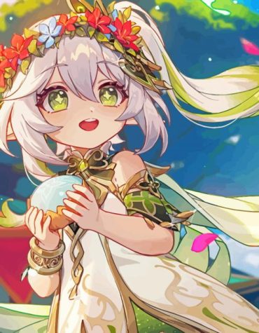 Aesthetic Nahida Anime Paint By Numbers