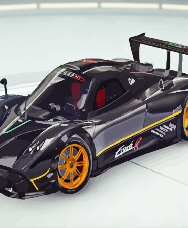 Pagani Hypercar Paint By Numbers