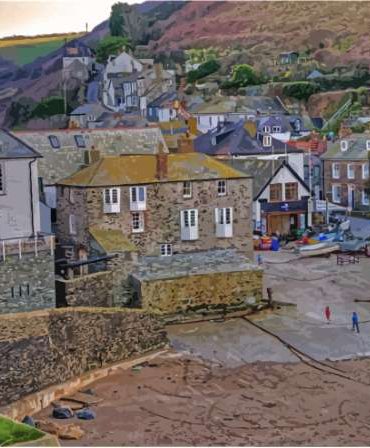 Port Isaac Village Paint By Numbers